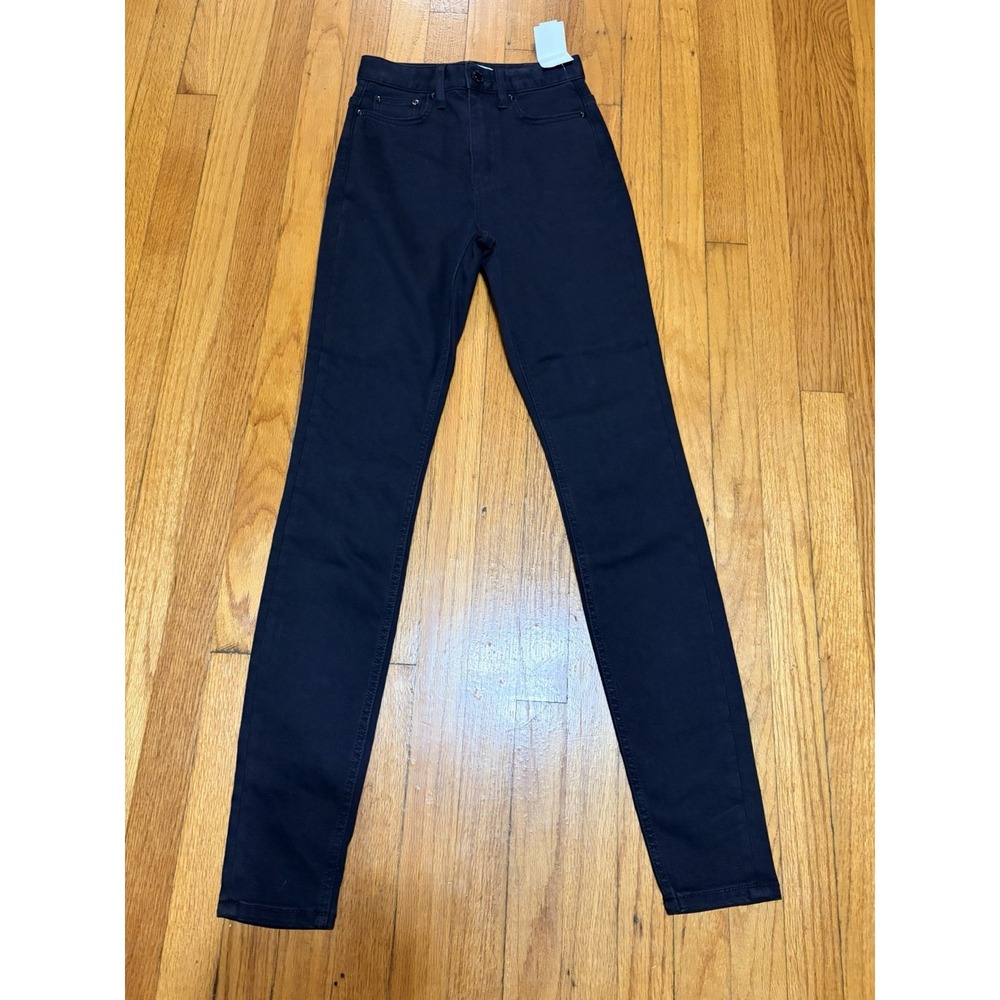 Rebecca Minkoff Women's Size 25 Black Stretch Denim High Rise Skinny Jeans New